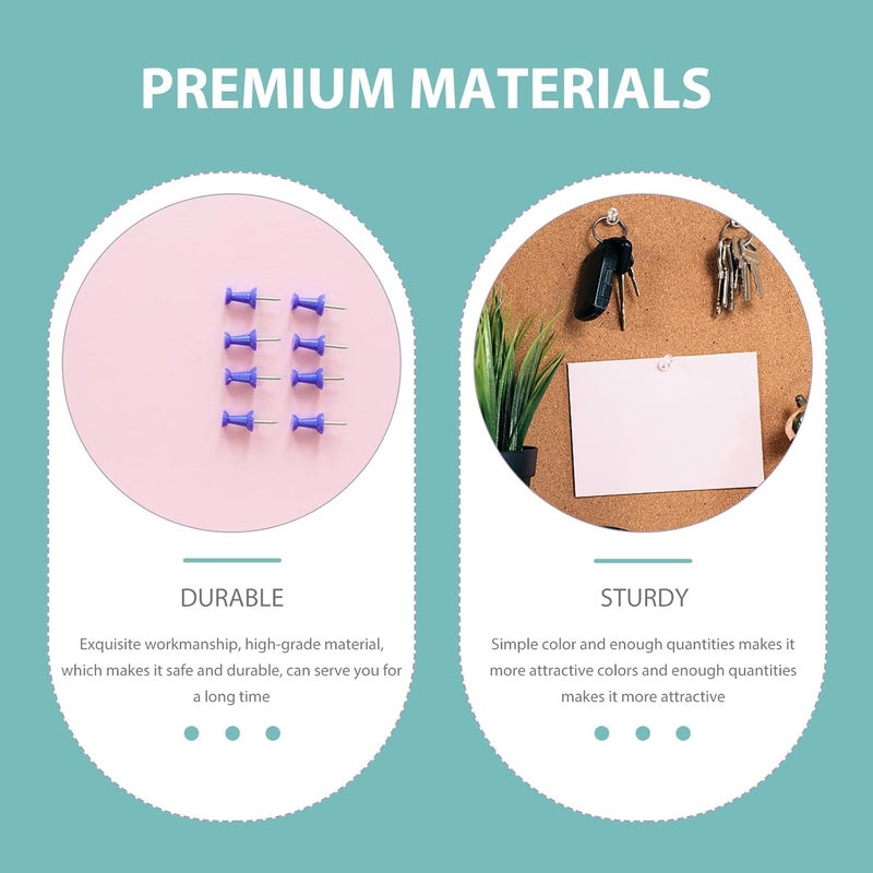30pcs Flower Shaped Push Pins Rose Resin Thumbtacks Compact Delicate Pushpins for Cork Board Bulletin Office School Supplies - Image 4