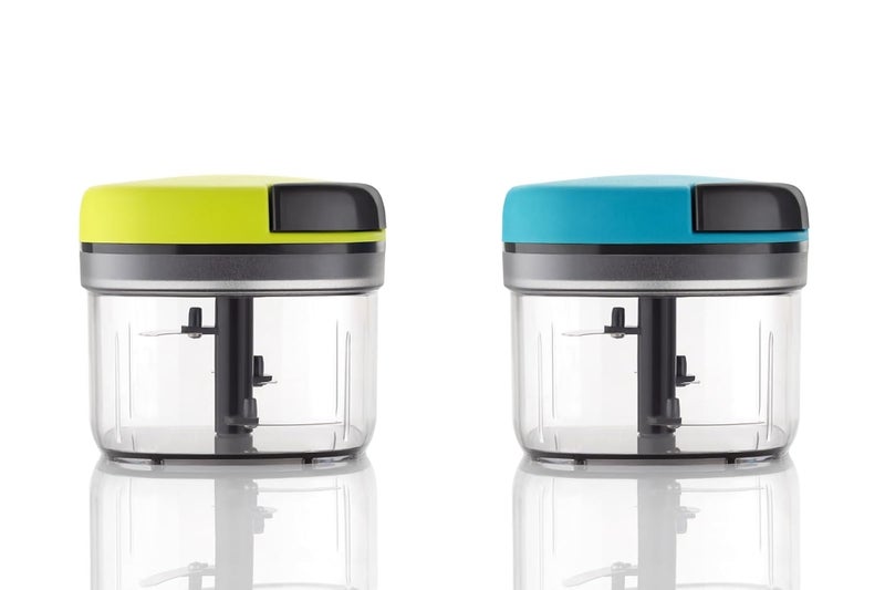 Stysol Polypropylene Mini Handy and Compact Chopper with 3 Blades for Effortlessly Chopping Vegetables and Fruits for Your Kitchen 1100 ML - Image 5