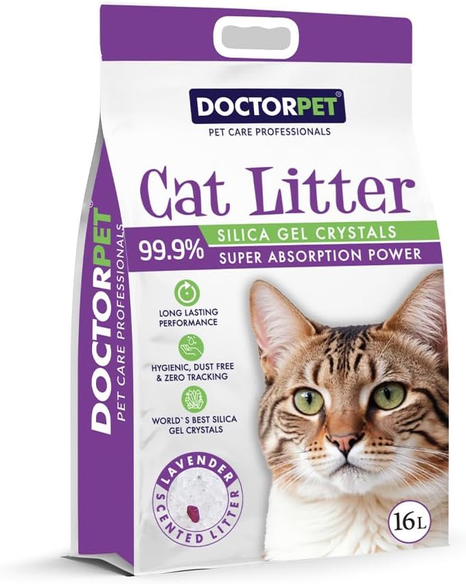 DoctorPet Doctor Pet Lavender Scented Cat Litter 16L - Image 1