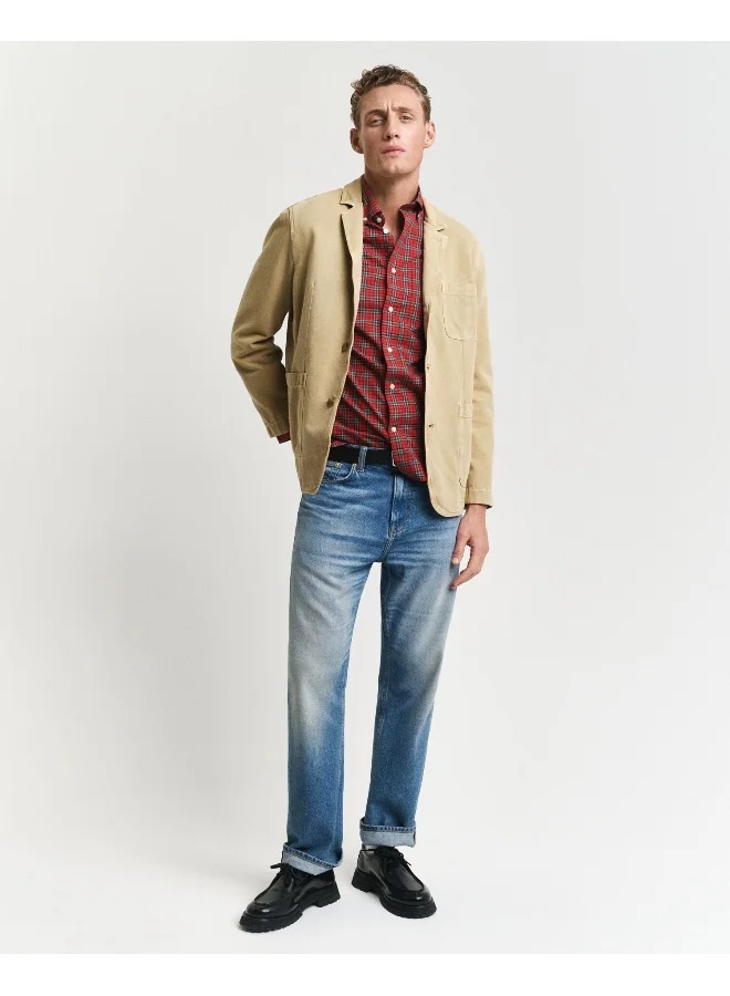 GANT Gant Regular Classic Poplin Tartan Shirt