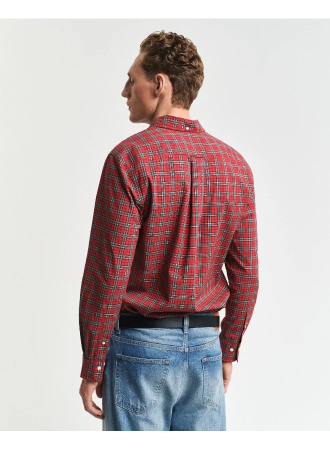 GANT Gant Regular Classic Poplin Tartan Shirt