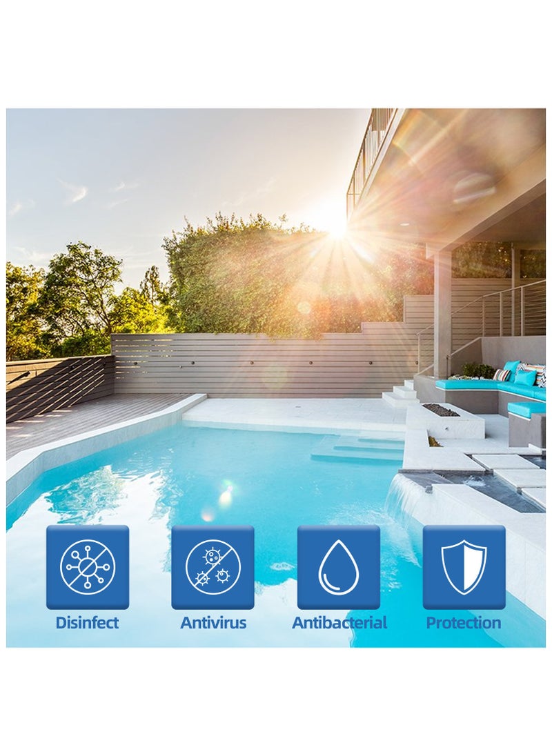 21Pcs Pool Chlorinting Tablets 1 In Chlorine Tablets Long Lasting Slow Dissolving Chlorine Tabs 1LB for Swimming Pools Spas and Fountains, Chlorine Tablets for Hot Tub