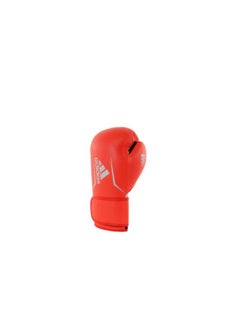 Adidas Boxing Gloves Speed 50  Color: SolarRed/Silver  Size: 8 Oz  - Image 2