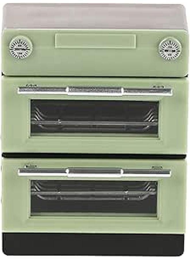 Miniature Dollhouse Oven Model with Grid Pattern Realistic Kitchen Accessory for DIY Play - Image 1