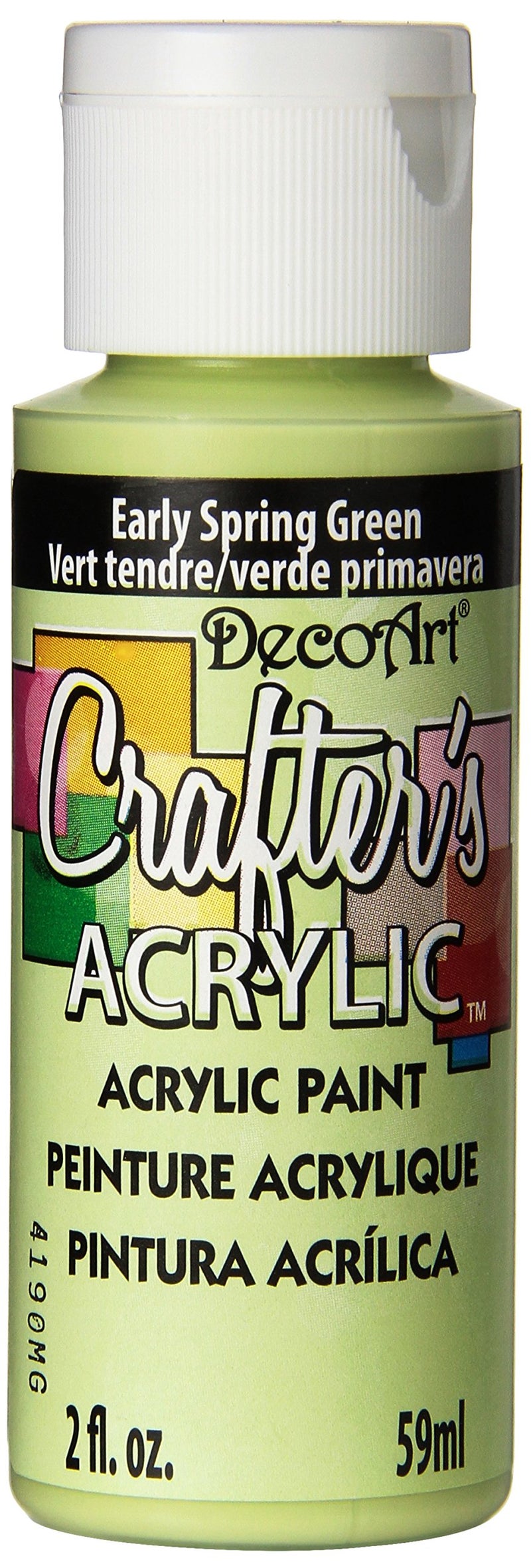 DecoArt Crafter's Acrylic Paint, 2-Ounce, Early Spring Green - Image 4