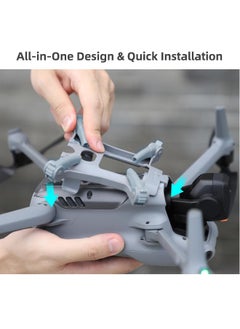 Generic Landing Gear for DJI Air 3, Enhanced Stability Drone Spider Leg, Foldable Extension Kit - Effectively Heighten by 36mm  - Image 2