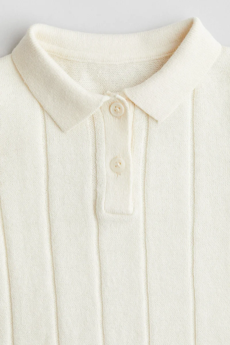 H&M Knitted polo shirt