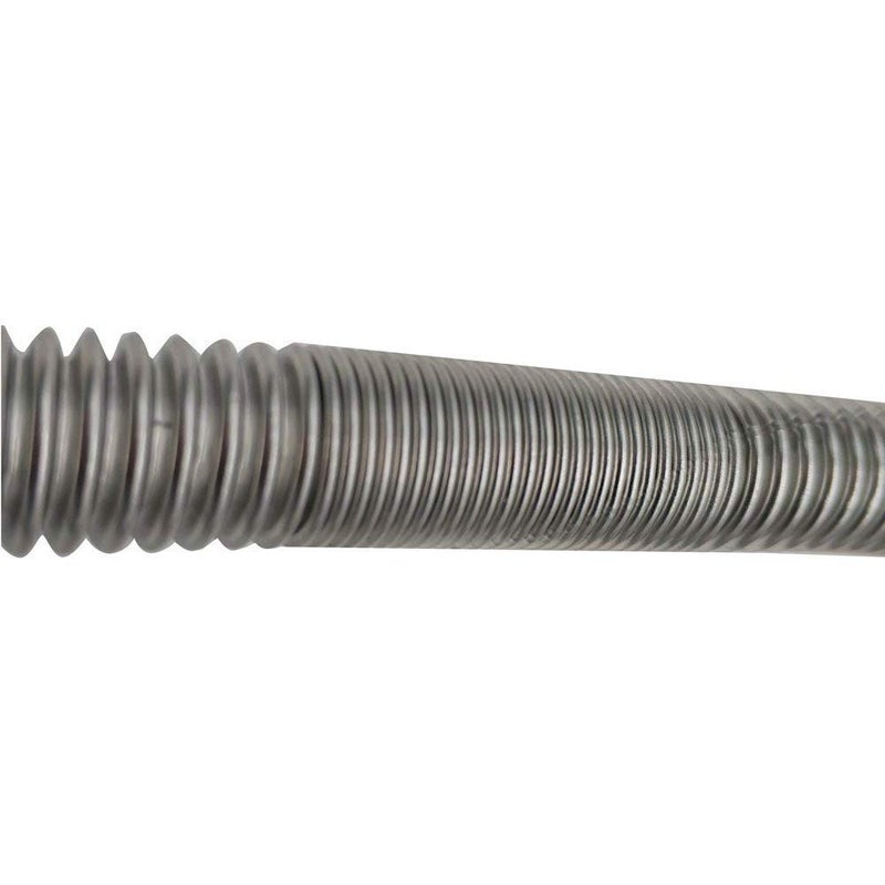 METER STAR Propane fire Pit Whistle Free Gas Flex Line for Fire Pit and Fireplace - Stainless Steel (24" Long) 1/2" NPT Male x 1/2" NPT Female Corrugated Pipe - Image 5