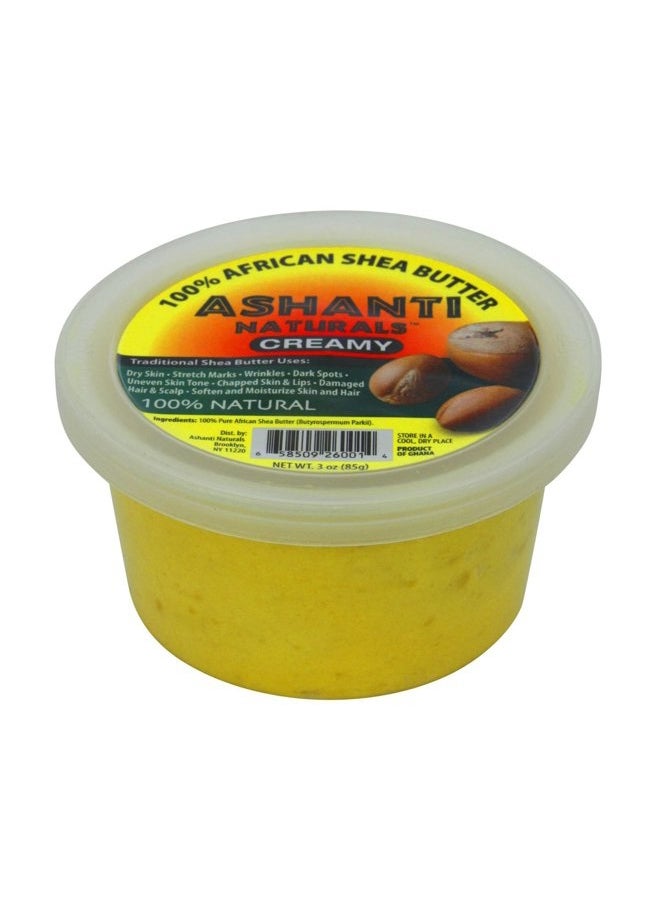 Ashanti Naturals - Yellow Whipped Raw Shea Butter | Unrefined African Shea Butter | Creamy, Moisturizing, Nourishing for Hair and Skin (3 oz) - Image 1