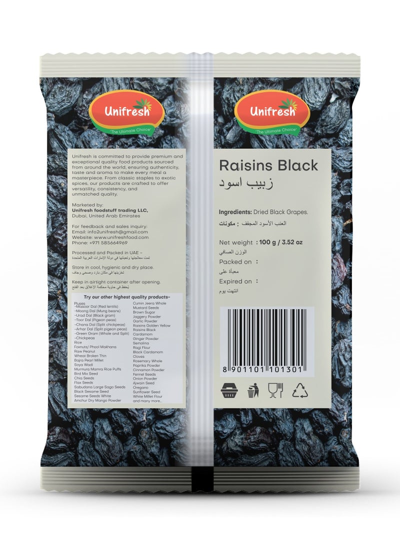 Unifresh Raisins Black 100g - Image 2