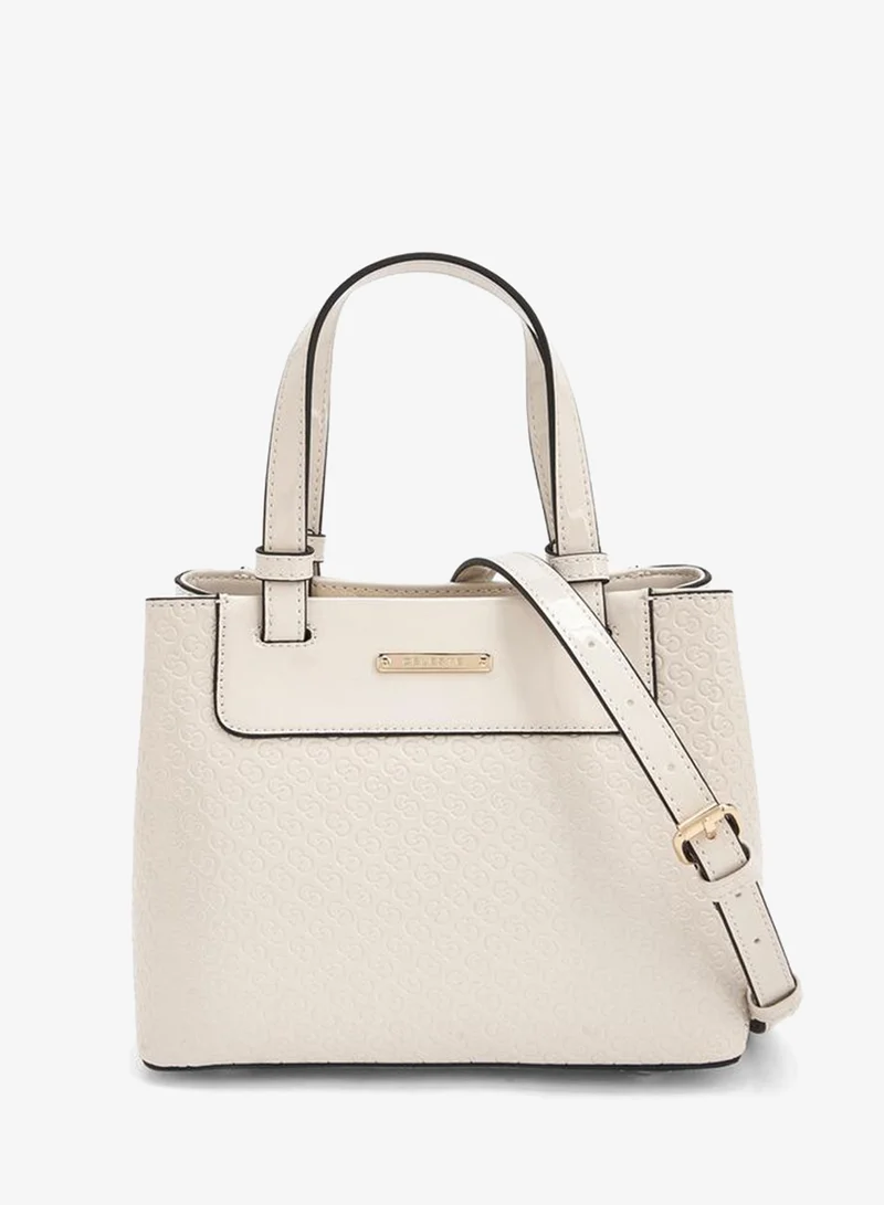 سيليست Monogram Embossed Tote Bag With Double Handle Ramadan Collections