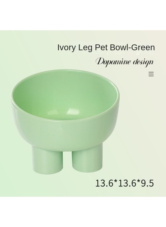 KimPets Pet Food Bowl Anti-knock Dog Food Bowl Cat Drinking Water Large Caliber Cat Food Bowl Black Anti-chin Neck Bowl - Image 1