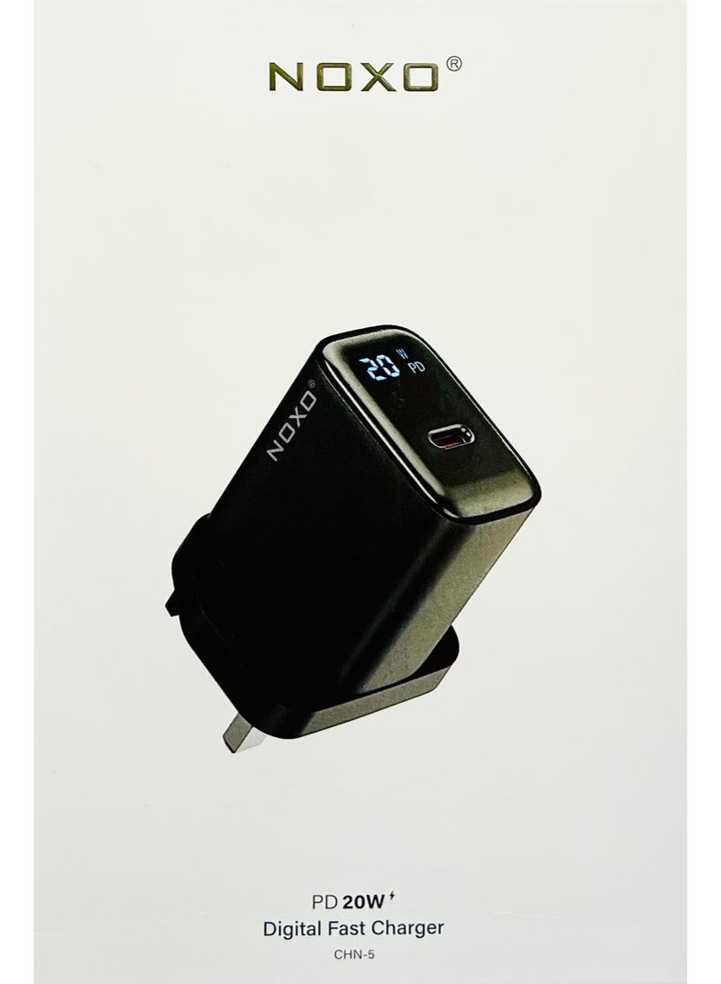 NOXO 20W DIGITAL FAST CHARGER PD - Image 2