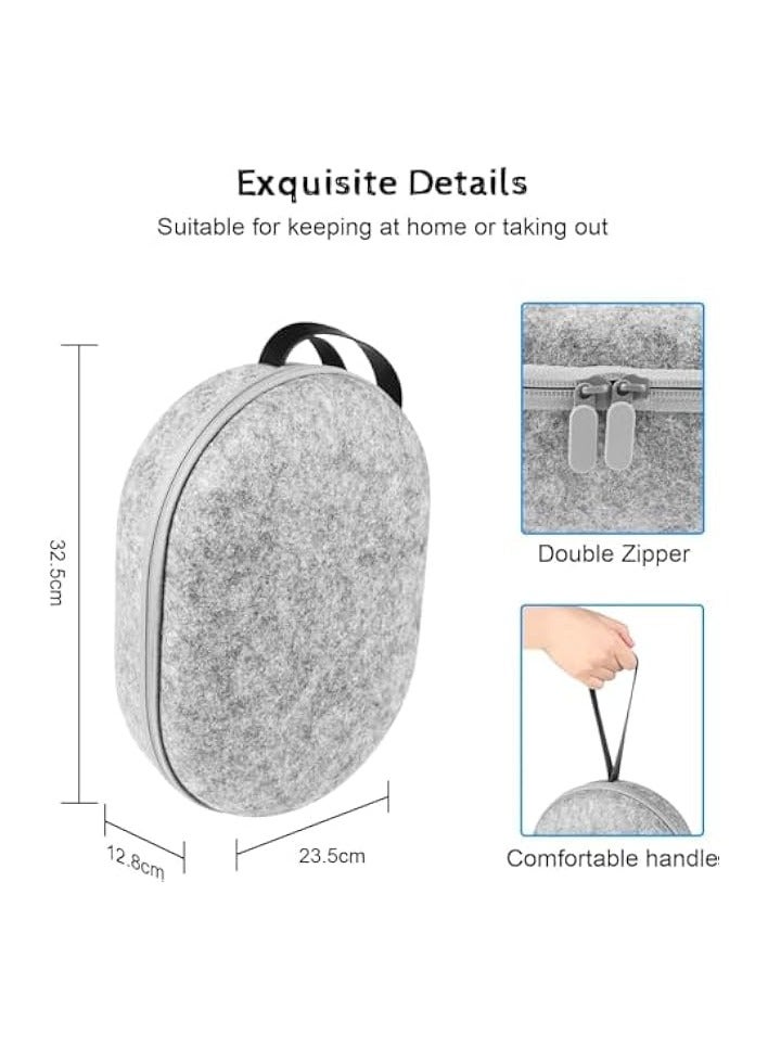 PROMASS Carrying Case for Meta Quest 3 Handle Bag for Oculus Quest 3 Head Strap Touch Controller, Waterproof Portable Protection - Travel Pack Fit for Men Women (Grey Version 3)  - Image 3