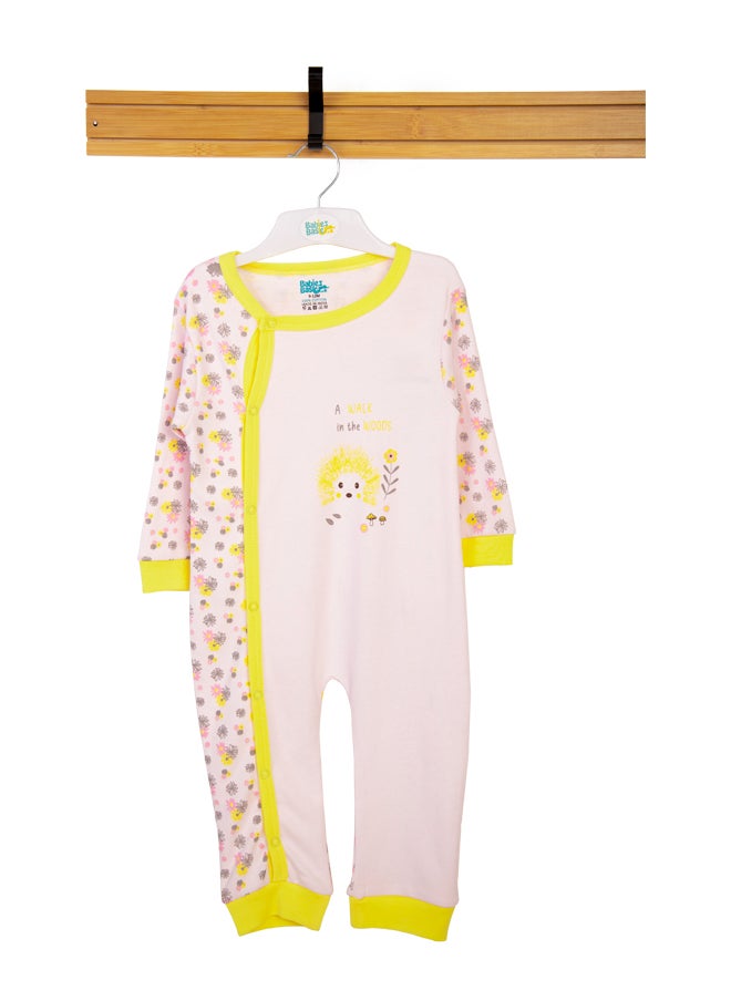Babies Basic - 100% Cotton Printed Long Sleeves Jumpsuit/Romper/Sleepsuit For Babies - Image 1