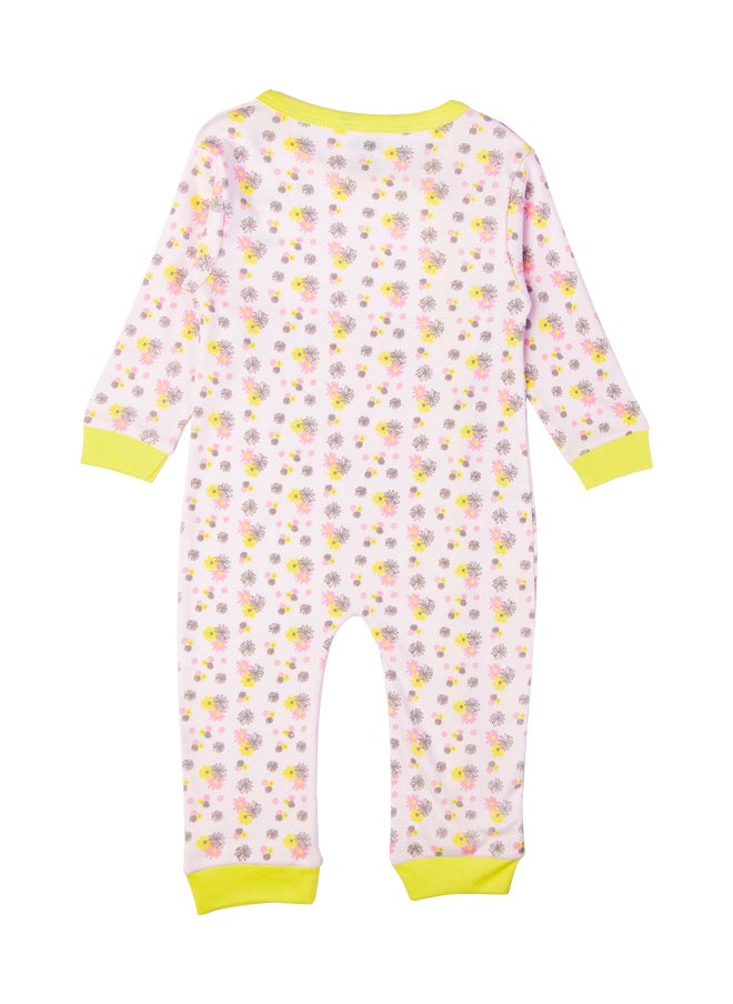 Babies Basic - 100% Cotton Printed Long Sleeves Jumpsuit/Romper/Sleepsuit For Babies - Image 1