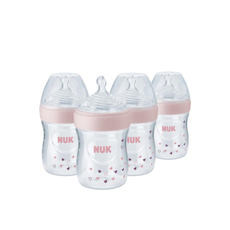 NUK Simply Natural Baby Bottle with SafeTemp - Image 1