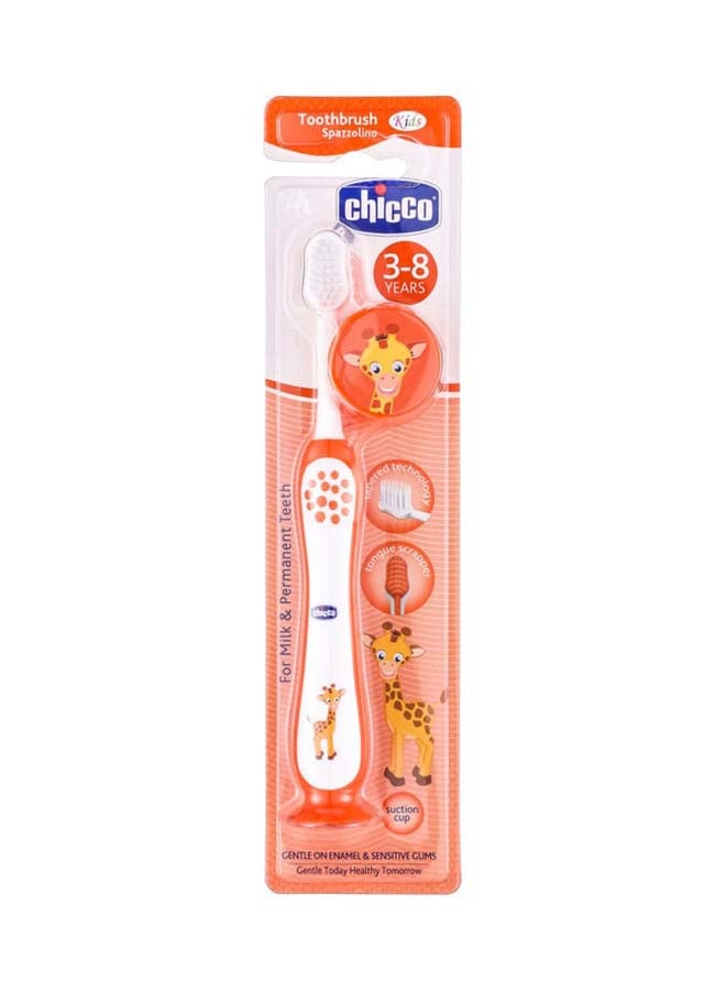 Chicco فرشاة أسنان برتقالية 3 سنوات - 8 سنوات - Image 2