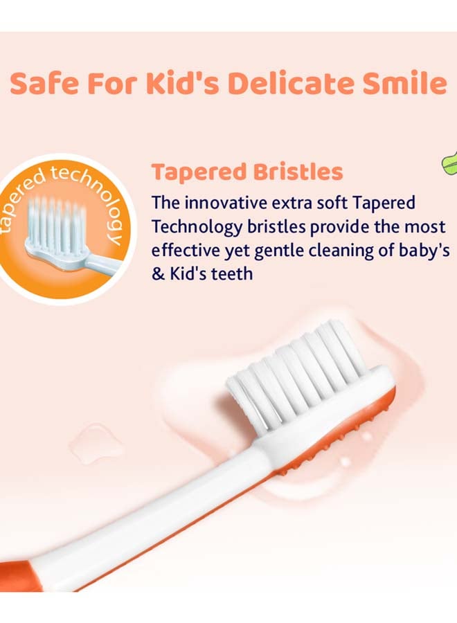 Chicco فرشاة أسنان برتقالية 3 سنوات - 8 سنوات - Image 5