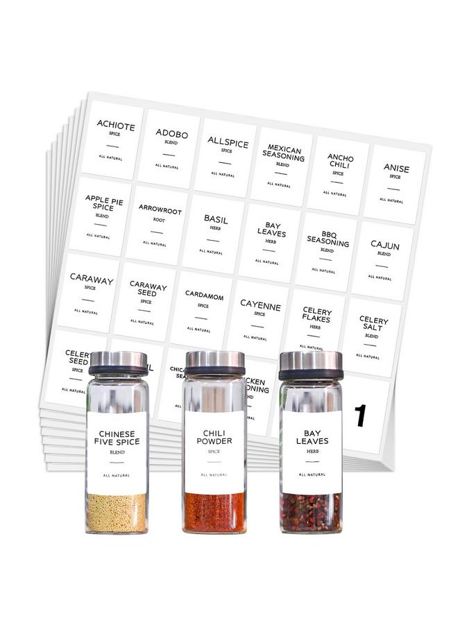 192 Spice Labels,Spice Jar Labels Spice Labels Stickers Preprinted Waterproof Label For Organizing Containers And Seasonings In The Kitchen Pantry - pzsku/ZBF877529D5328BFBC973Z/45/_/1731926042/0916b4a7-cc6b-44d1-9fe6-4c56e0049bd6