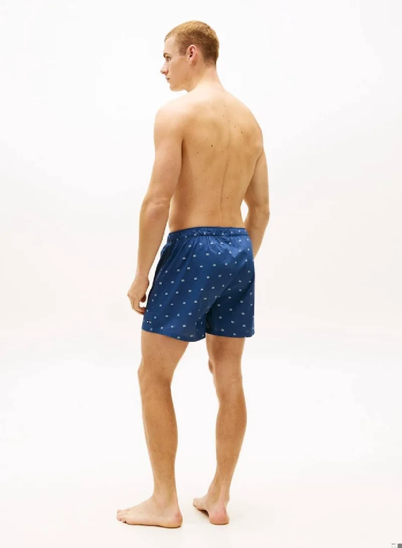 TOMMY HILFIGER Flag Aop Fmy Ocn Heritage Poplin Boxer Shorts for Men | Best Price UAE