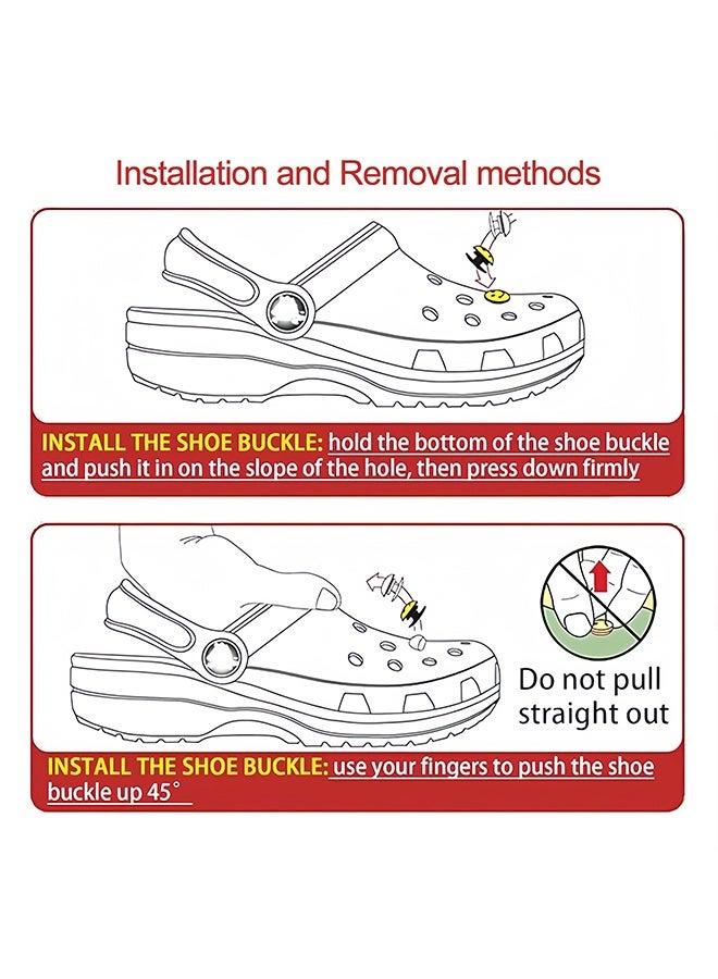 GNAFOTU 18 Pcs Pearl and Flower Shoe Charms Decoration, DIY Shoes Decorations, Trendy Shoe Decoration - Image 5