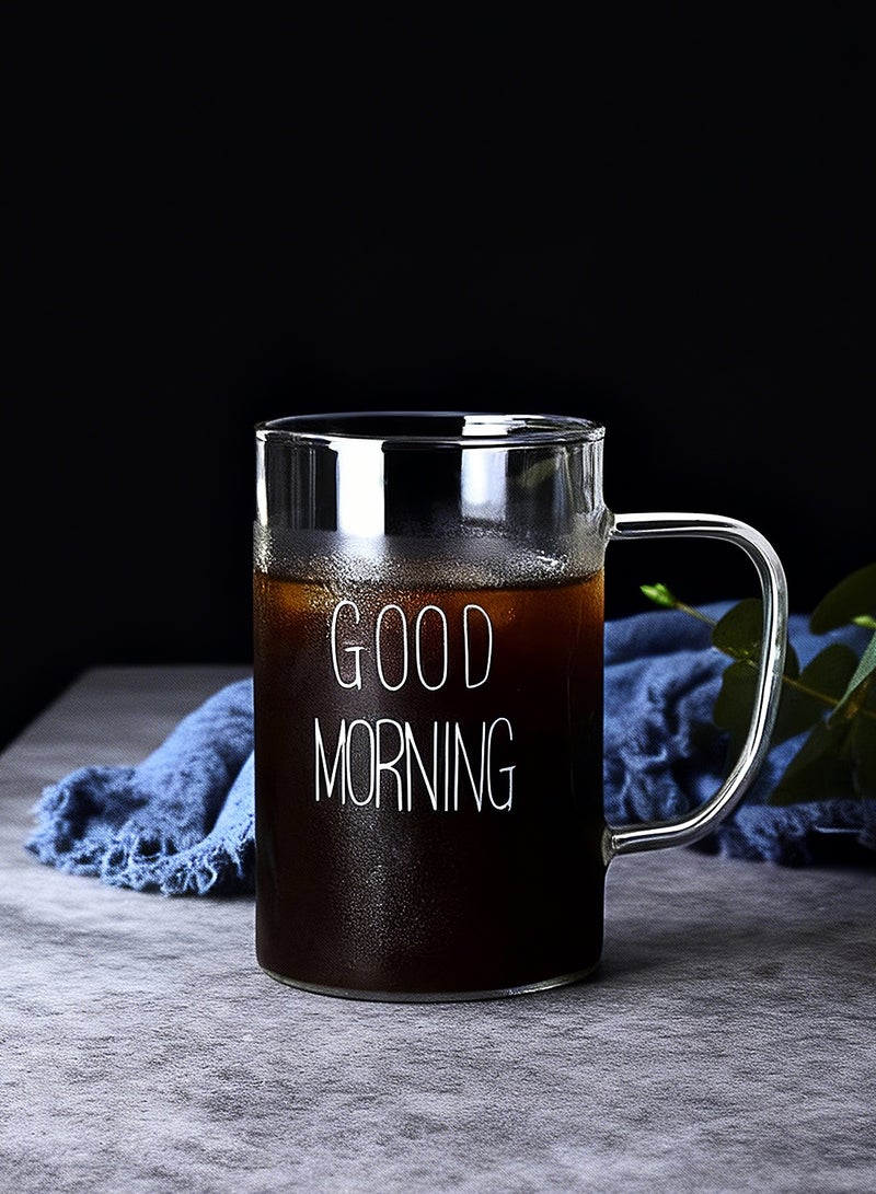 كوباية قهوة مثلجة، كوباية قهوة من الزجاج الشفاف، كوباية مياه غازية، كوباية ميلك شيك، كوباية عصير، كوباية شاي من الزجاج، أدوات زجاجية - Image 2