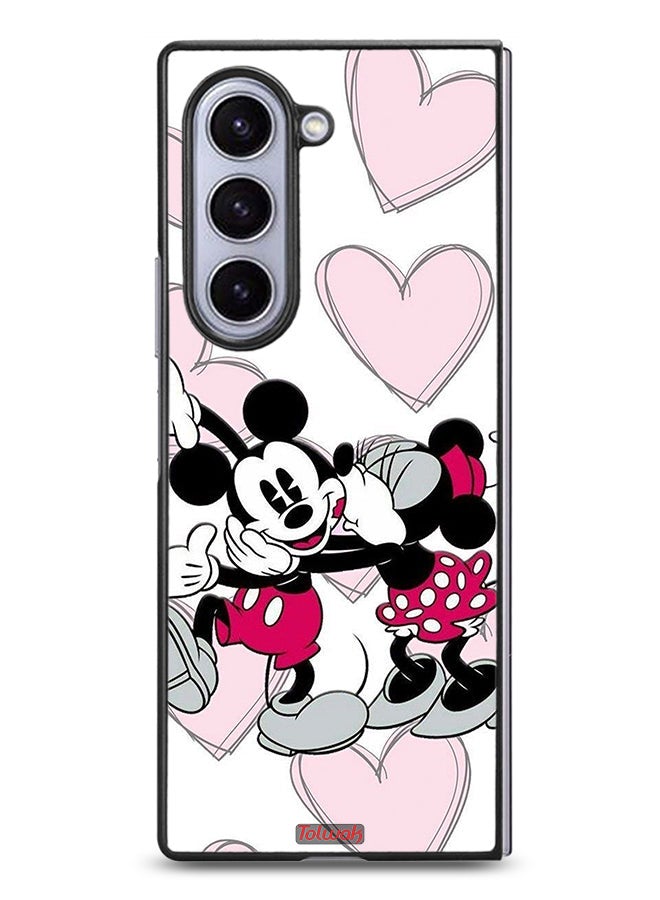 Tolwak Samsung Galaxy Z Fold6 Protective Case Cover Mickey Mouse Hug - Image 1