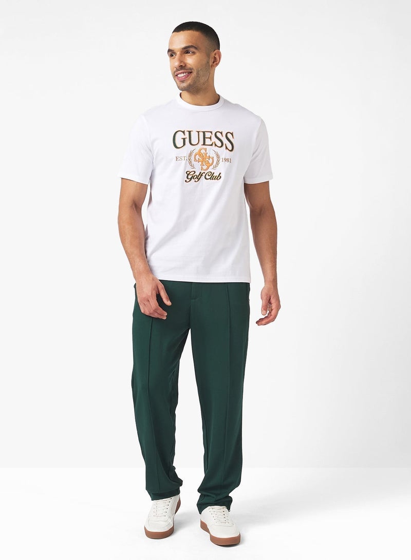 GUESS Short Sleeve Crew Neck  Gueshort Sleeve 4G T-Shirt - Image 4