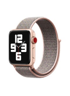 Replacement Strap Simple Fashion Nylon Watch Band for Apple Watch Ultra 49mm&Watch Ultra 2 49mm / Series 9&8&7 45mm / SE 3&SE 2&6&SE&5&4 44mm / 3&2&1 42mm, with Magic Stick Pink