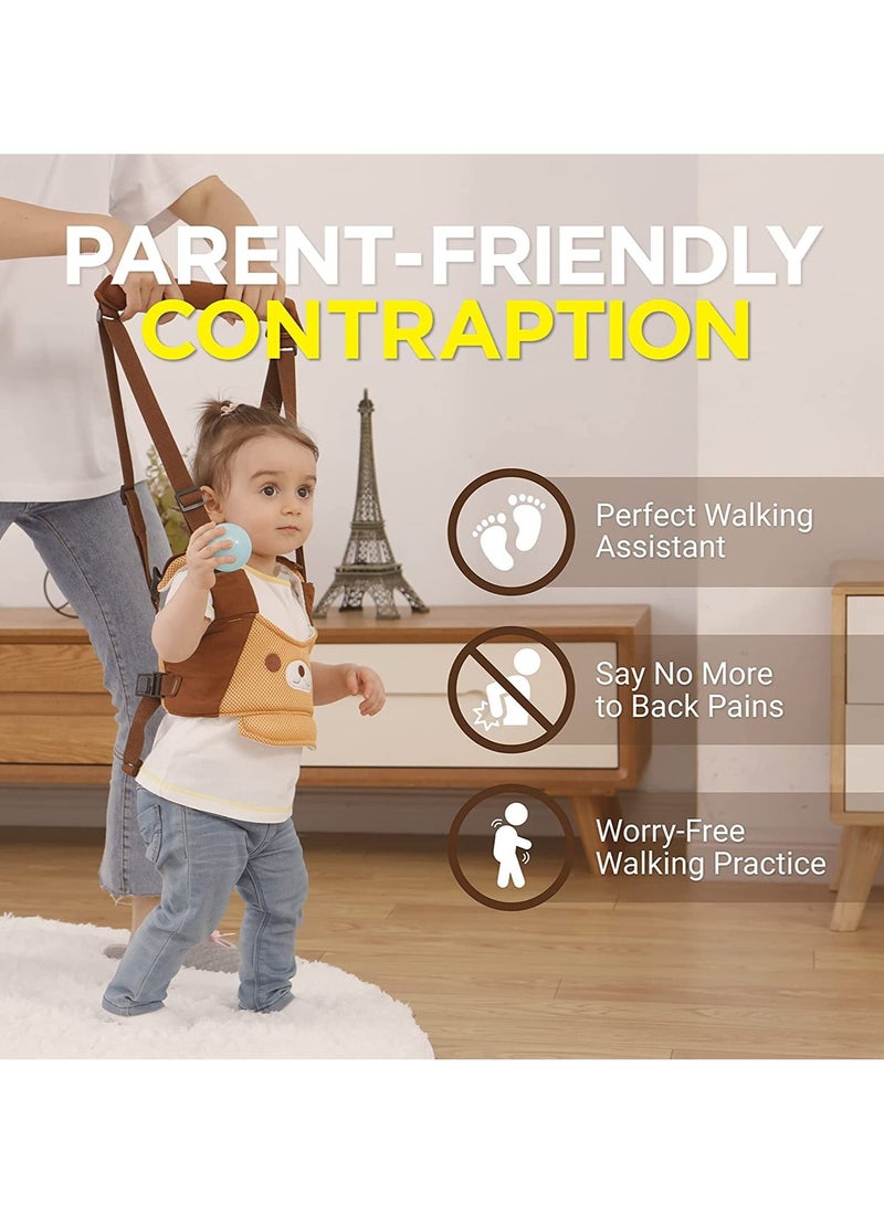SYOSI Baby Walking Harness, Handheld Kids Walker Helper, Toddler Infant Harness Assistant Belt, Help Walk, Child Learning Walk Support Assist Trainer Tool for 7-24 Month Old - Image 3