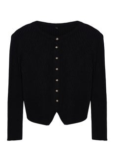 Black Crew Neck Knitwear Cardigan TWOAW25HI00172 - pzsku/ZBF87C6BCFE38987CFCD8Z/45/_/1730939991/cd08f001-a2a5-40bd-8985-8baa2c7b0dbb