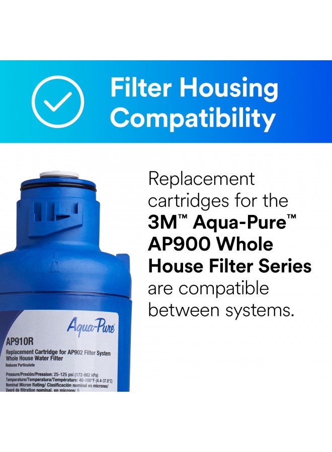 Aqua pure Aqua-Pure Whole House Sanitary Quick Change Replacement Water Filter Cartridge AP910R, 5621001, 1 Per Case  - Image 3