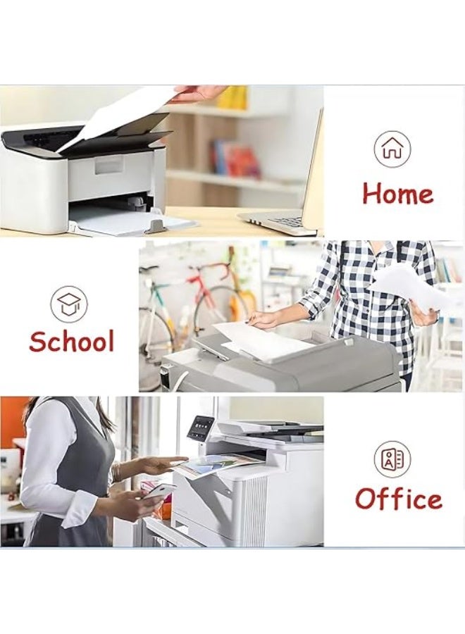 Terabyte 213A Toner Cartridge 4 Pack with Chip Compatible for 213A 213X W2130X W2130A Replacement for Color Laserjet Enterprise 5700dn MFP 5800dn 6700 6701dn MFP 6800 6801dn (B C Y M) - Image 2