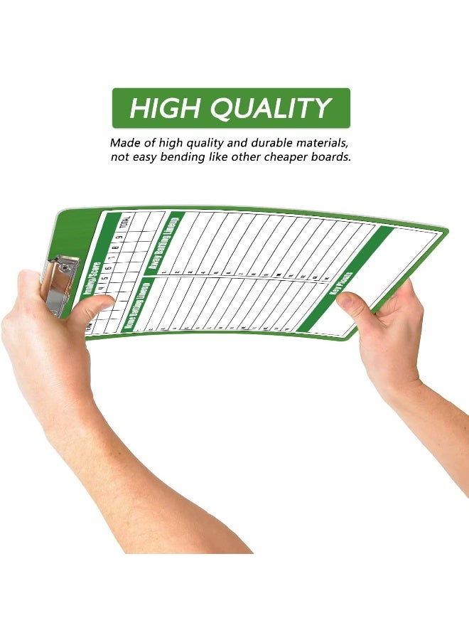 LEAP LEAP Coach Board Double Sided Design Premium Dry Erase Clipboard with Dry Erase Marker Pen and Pen Holder for Baseball  - Image 2