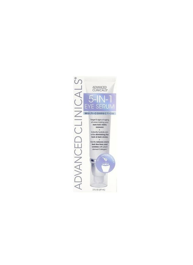 Advanced Clinicals - Complete 5-in-1 Eye Serum Multi-Correction - 59Ml - Image 1