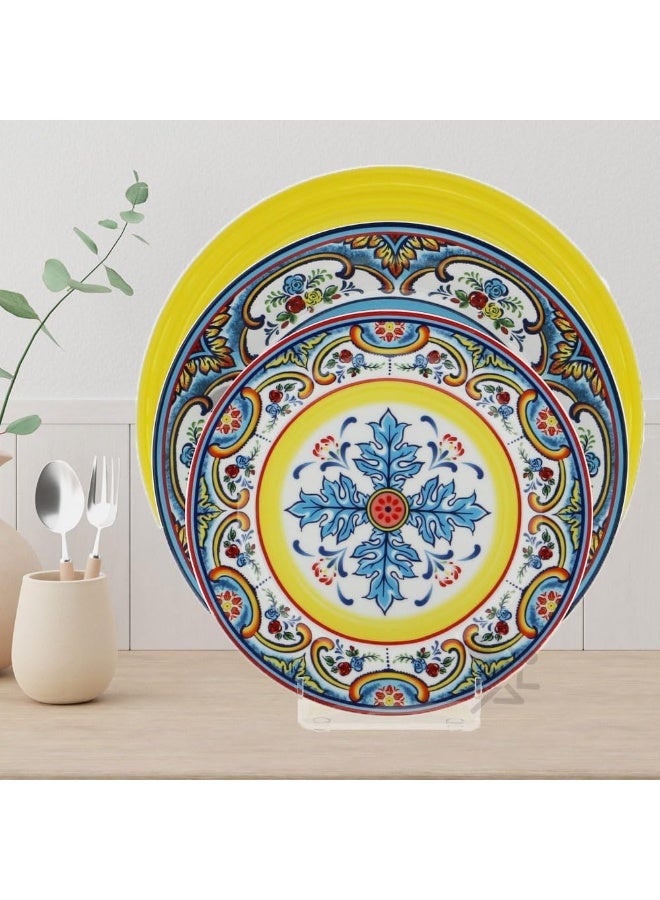 OnFireGuy حامل عرض الأطباق ثلاثي الطبقات OnFireGuy لأدوات المطبخ والأطباق والصواني ورف عرض الصين وحامل إعداد المكان - Image 4