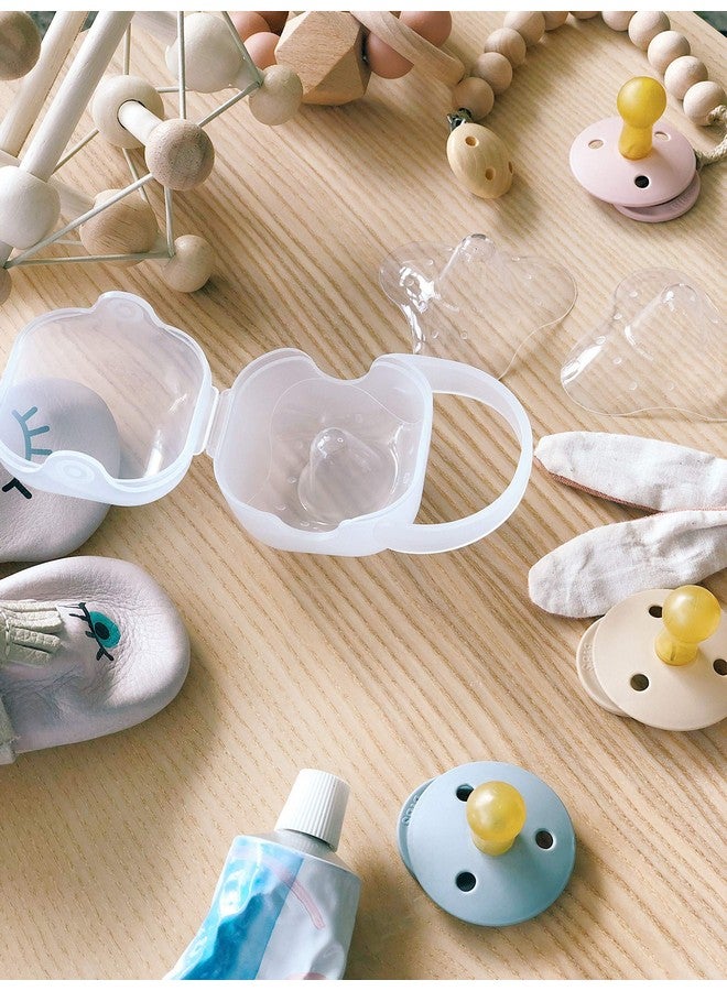 بيوريفايو واقيات حلمة purifyou للرضاعة الطبيعية لحديثي الولادة، 24 مم / 20 مم / 18 مم / 16 مم، مجموعة من 3 واقيات حلمة سيليكون مع حافظة مجانية وواقي حلمة مساعد وواقي رضاعة طبيعية (24 مم) - Image 4
