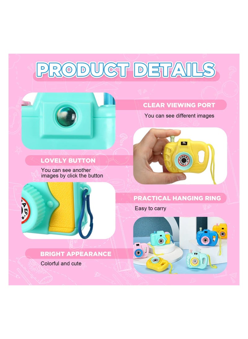 SYOSI 16 Pcs Toy Camera Bulk Set with Images in Viewfinder, Mini Plastic Camera Toy Birthday Party Favors, Goodie Bag Fillers, Return Gifts for Boys and Girls (Colors Random) - Image 5