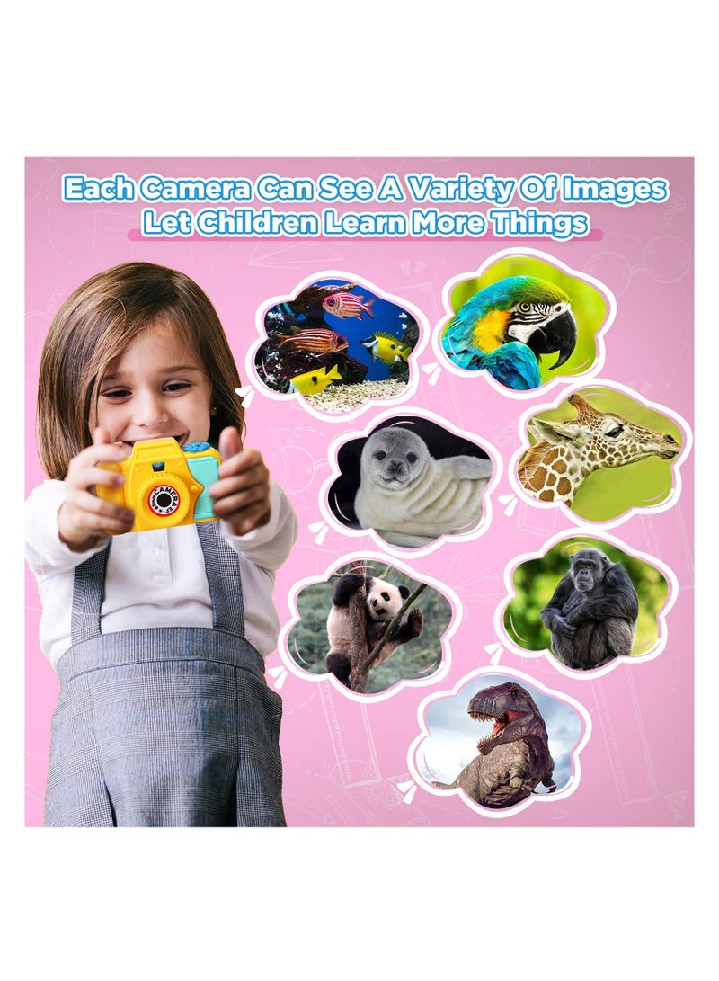 SYOSI 16 Pcs Toy Camera Bulk Set with Images in Viewfinder, Mini Plastic Camera Toy Birthday Party Favors, Goodie Bag Fillers, Return Gifts for Boys and Girls (Colors Random) - Image 3