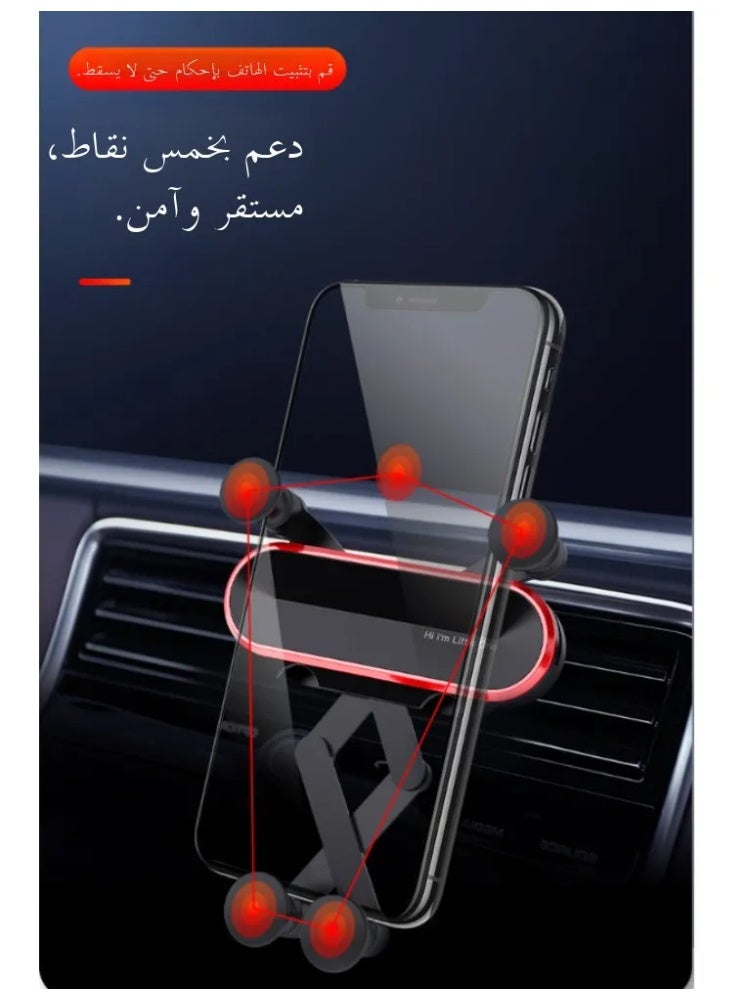 حامل هاتف مضاد للاهتزاز للسيارة مع دوران 360° - ثابت على الطرق الوعرة، تركيب سهل (مثالي للقيادة والملاحة) - Image 5