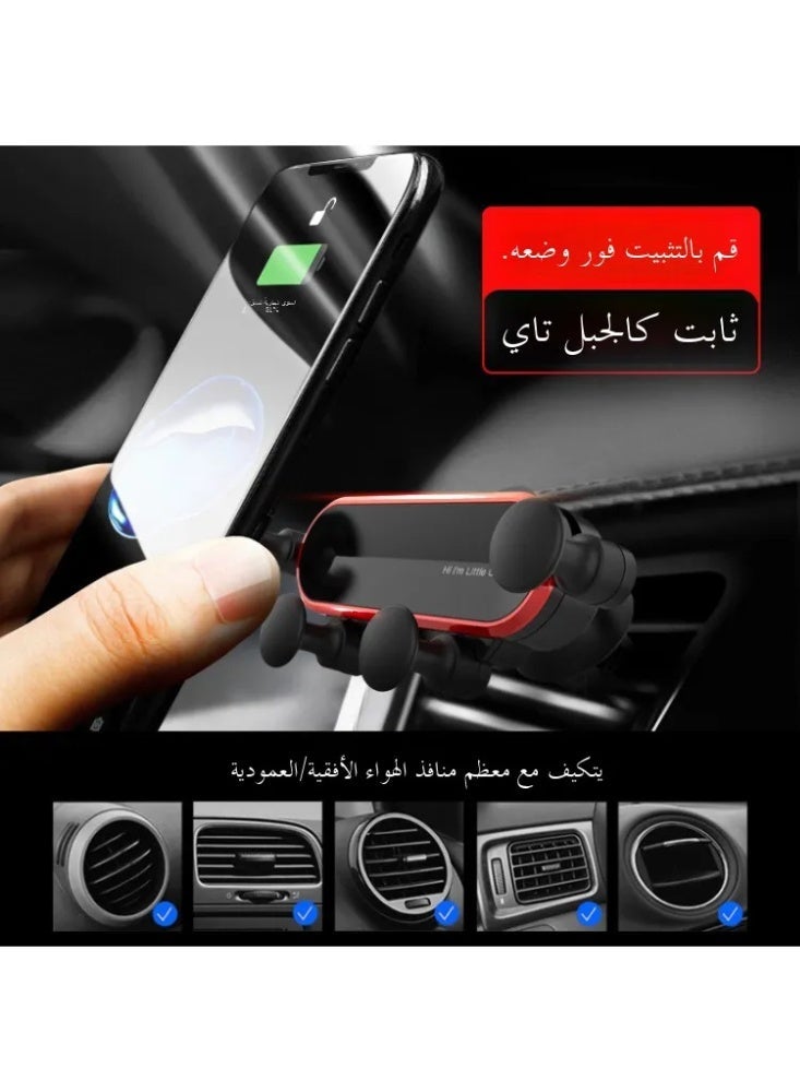 حامل هاتف مضاد للاهتزاز للسيارة مع دوران 360° - ثابت على الطرق الوعرة، تركيب سهل (مثالي للقيادة والملاحة) - Image 4