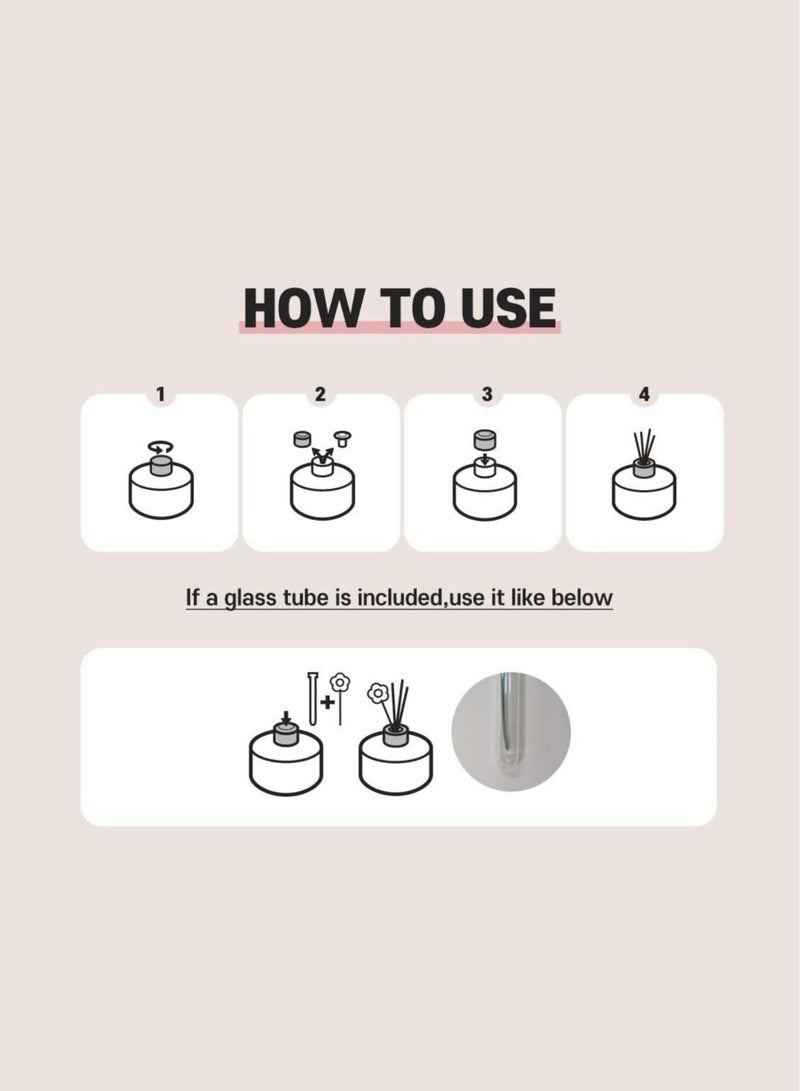 كوكودور معطّر كوكودور بعصا القصب مع زهرة طبيعية محفوظة / هواء منعش / 6.7 أونصة (200 مل) / عبوة واحدة / مجموعة معطّر بالقوارير والزيوت مع أعواد القصب، مناسب لديكور المنزل والمكتب - Image 4