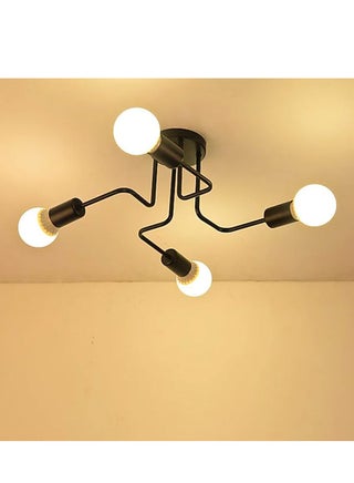 Steco Turn Chandelier - 4 Branches - Black - pzsku/ZBF883AD34A0093DE9A72Z/45/_/1721726943/b74408a0-5d3d-4383-9d11-a478d5804e7c