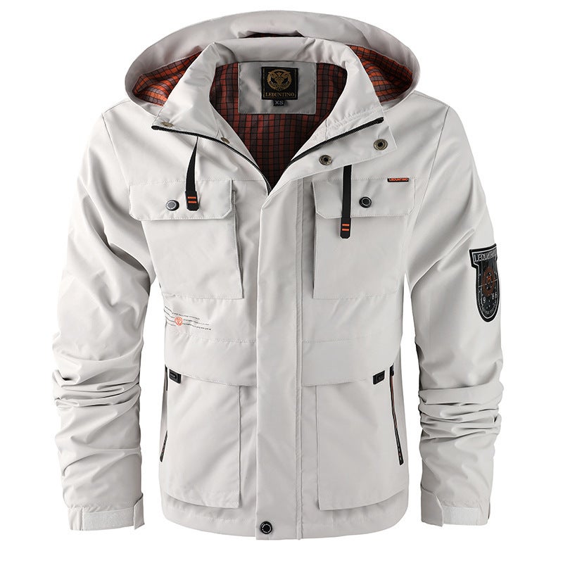 Coat Hooded Year Charge Clothes Long Sleeve Men'S Casual Jacket Parker Waterproof Jacket Outdoor 24 Men - Image 5