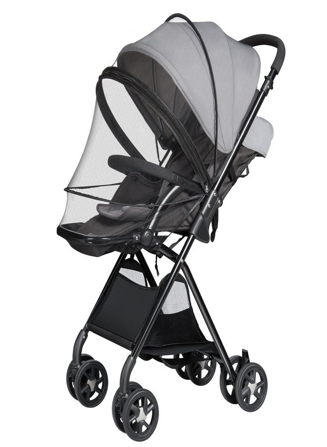 Bemece Universal Baby Stroller Mosquito Net, Durable Mosquito for Stroller with Two-Way Zippers & Storage Bag, Breathable & Foldable Mosquito Nets, Perfect Bug Net for Strollers - Image 1