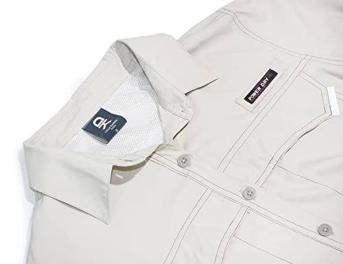 Little Donkey Andy Women's UPF 50+ UV Protection Shirt, Long Sleeve Fishing Shirt, Breathable and Fast Dry Khaki XL - Image 5