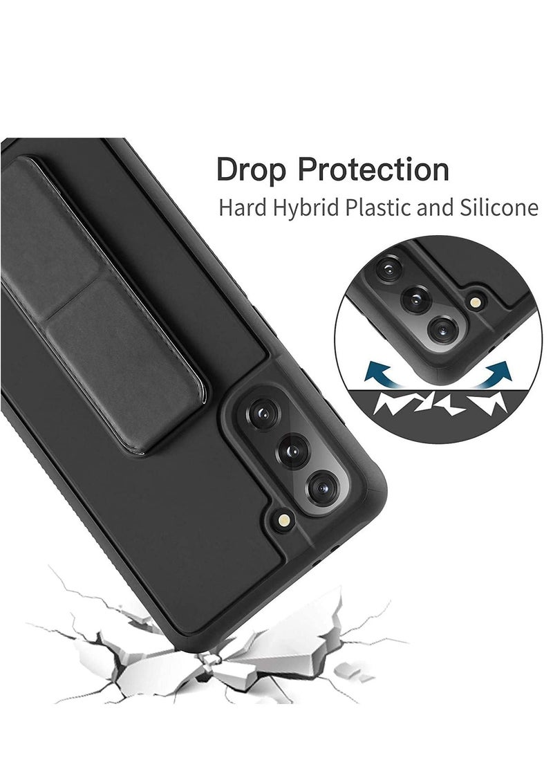 Raxoom Samsung Galaxy S24 PLUS Case Cover Magnetic Car Mount Kickstand & Holder, Premium Silicone Vertical & Horizontal Hand Strap and Grip with Multi Stand for Samsung Galaxy S24 PLUS - Image 5