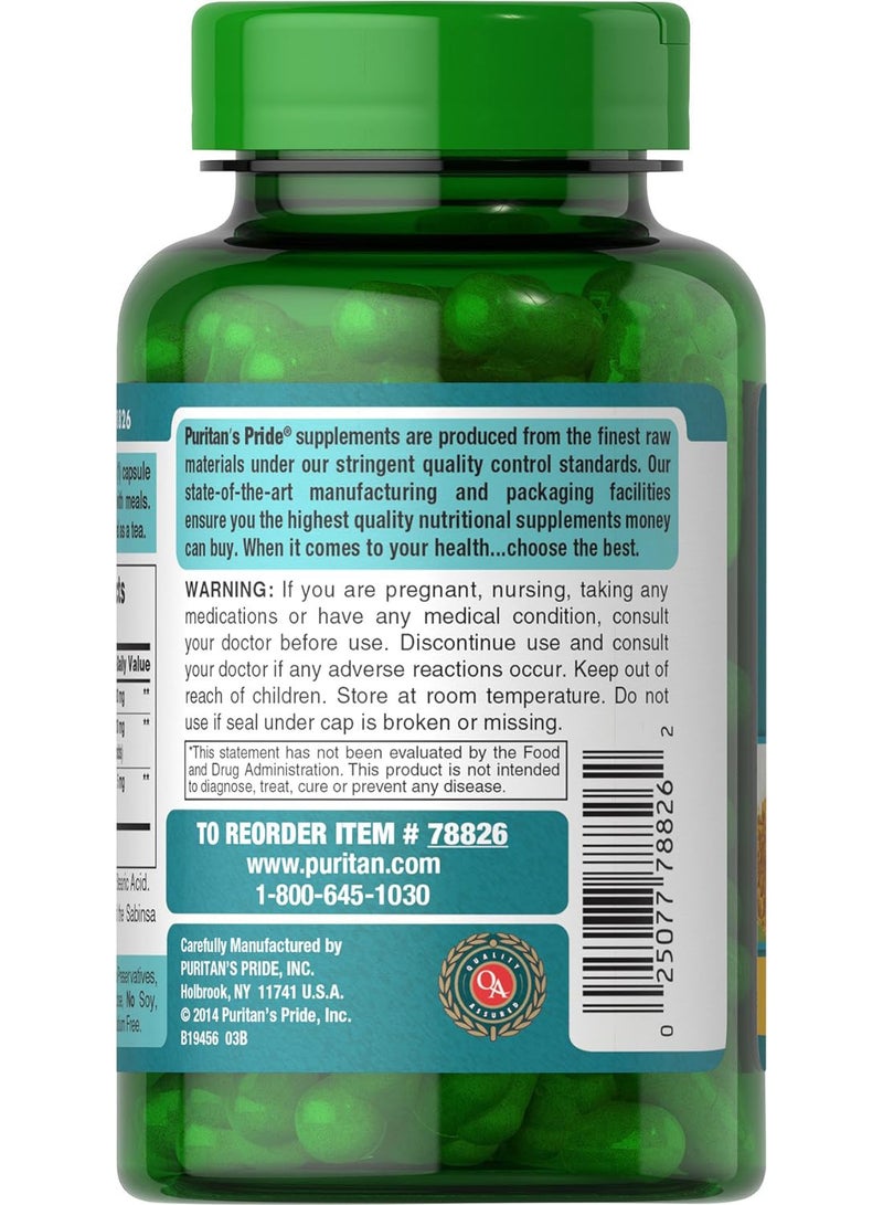 Puritan's Pride Turmeric Curcumin 1000 Mg W Bioperine Capsules 60 Count - Image 4