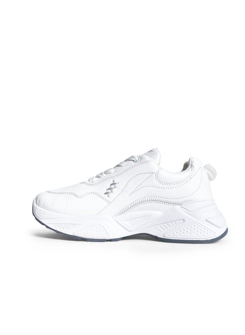 Desert Fashion Sneakers From Leather For Women - Image 3